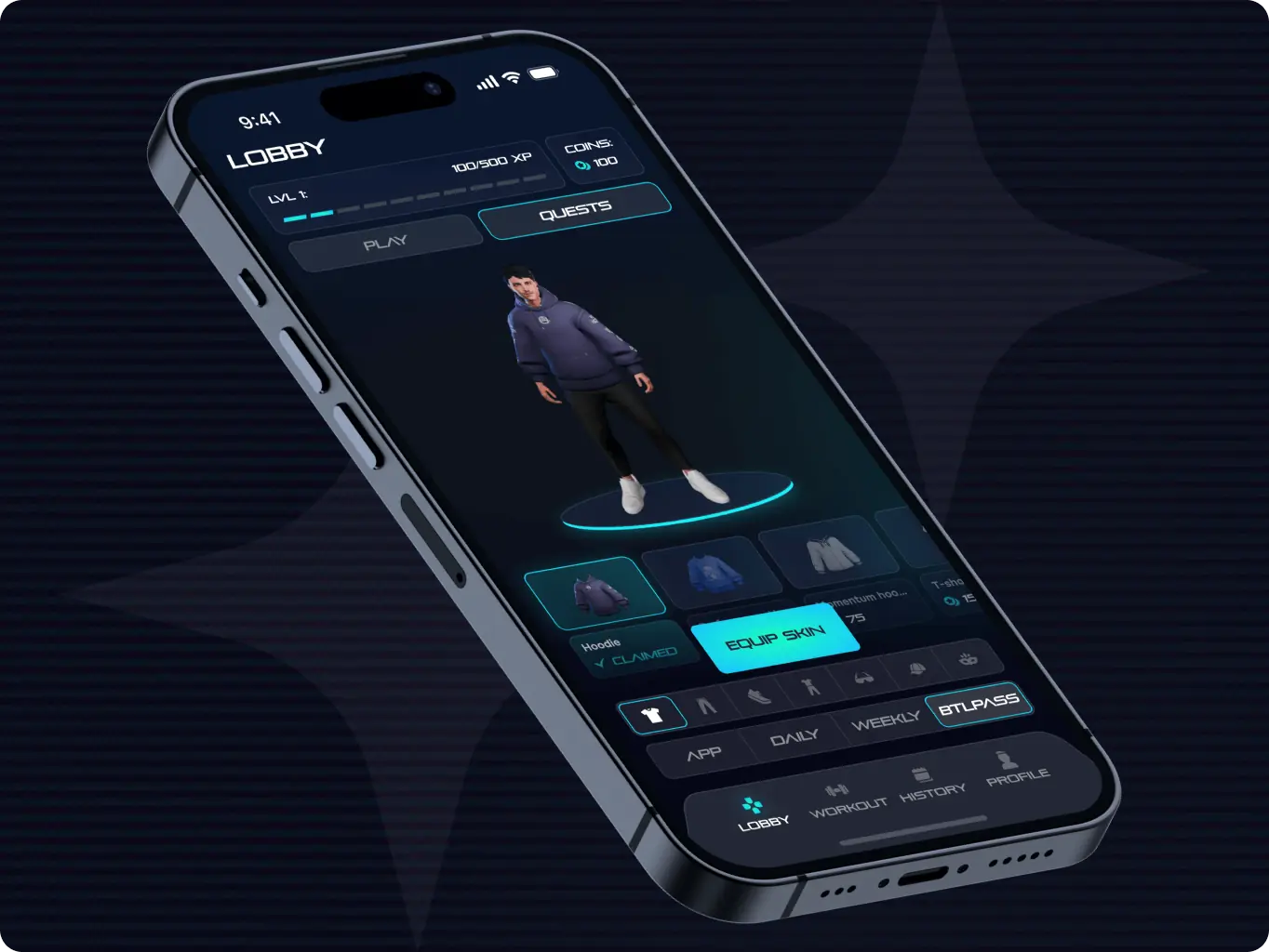 Ready player fit – turning boring workouts into a completely different exciting daily challenge - Website Development - Photo 13
