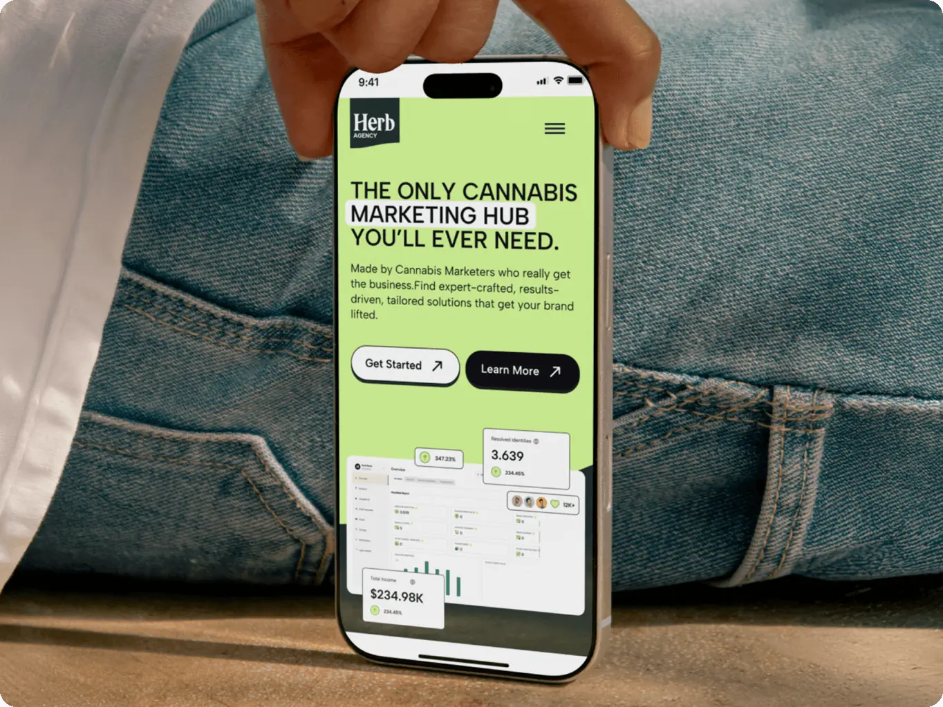 Herb Agency – digital marketing platform for cannabis brands - Website Development - Photo 5