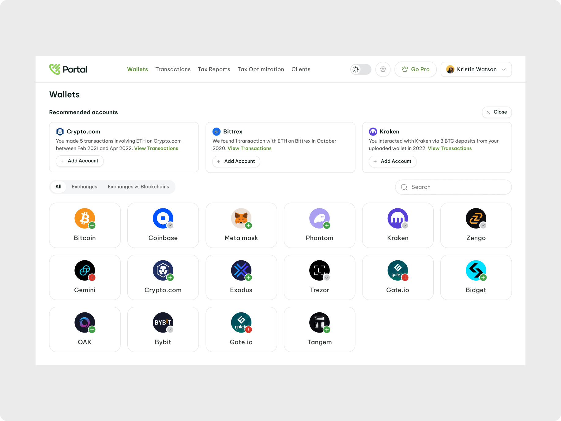 Portal – simplifying tax tracking for digital assets - Website Development - Photo 18