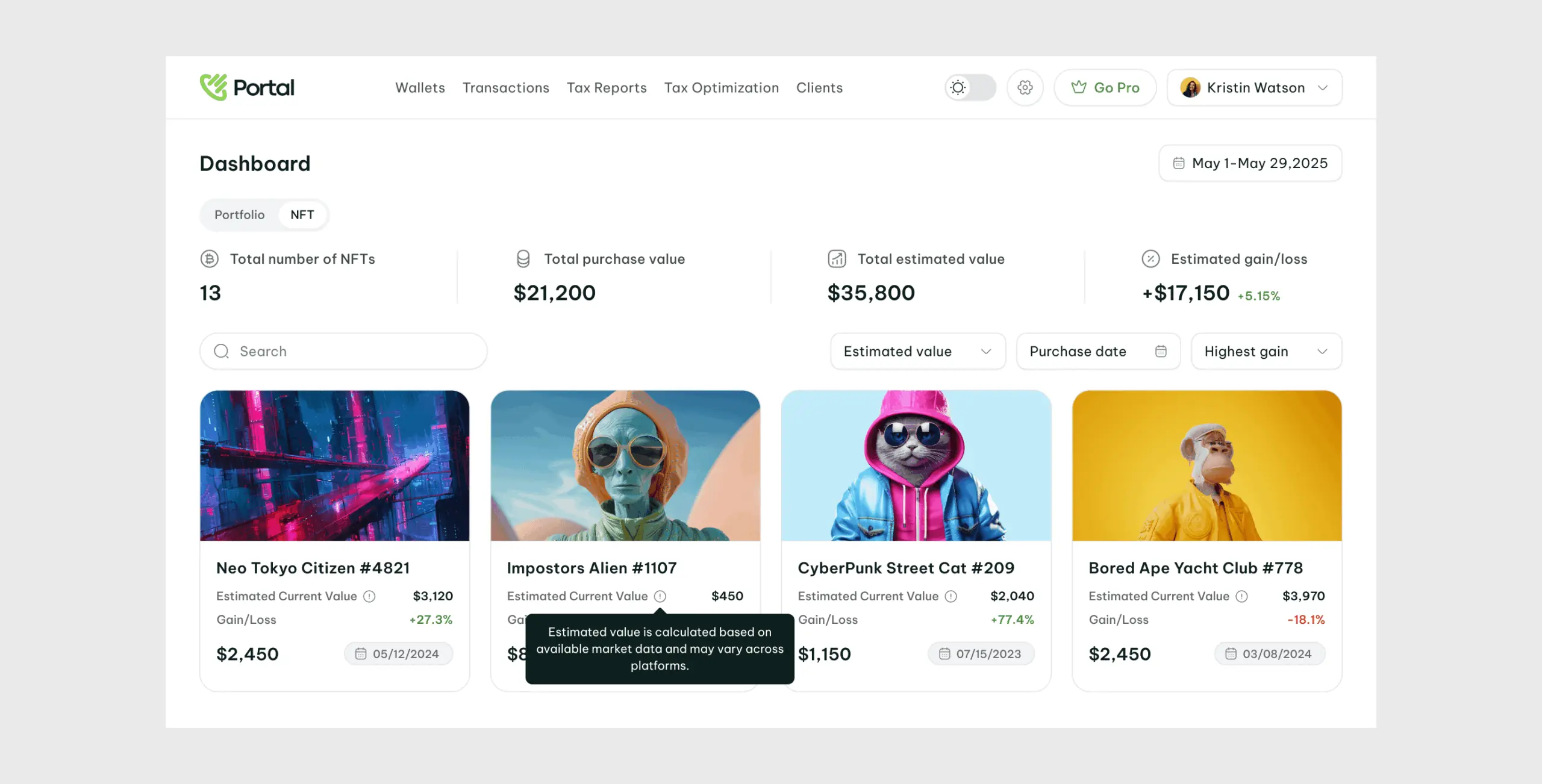 Portal – simplifying tax tracking for digital assets - Website Development - Photo 14