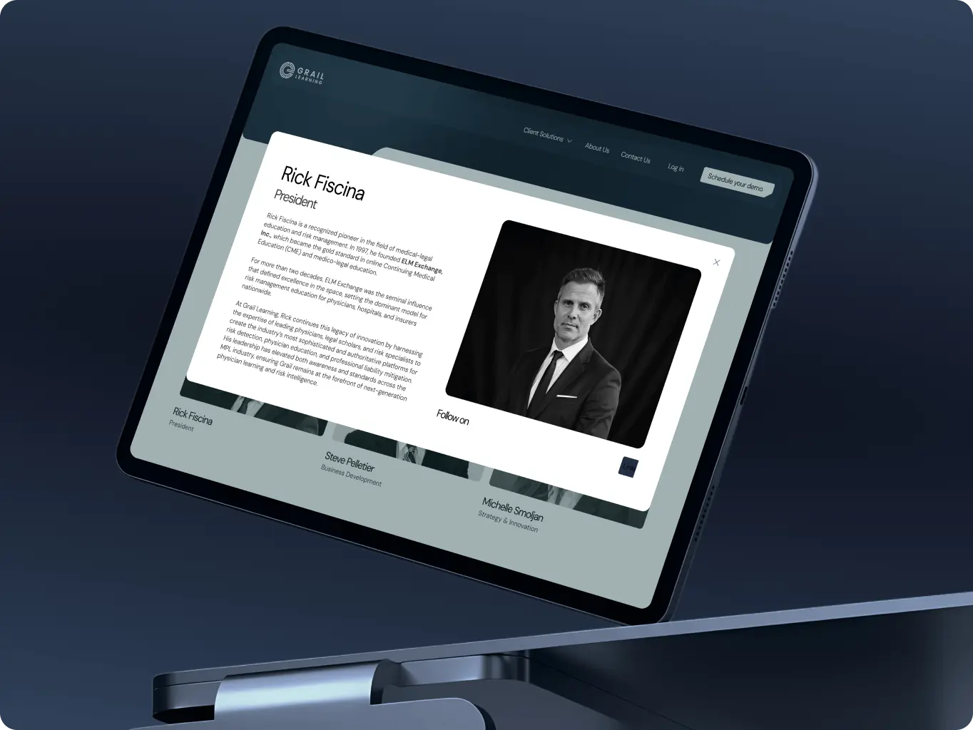 Grail Learning – risk management platform for modern healthcare teams - Website Development - Photo 13