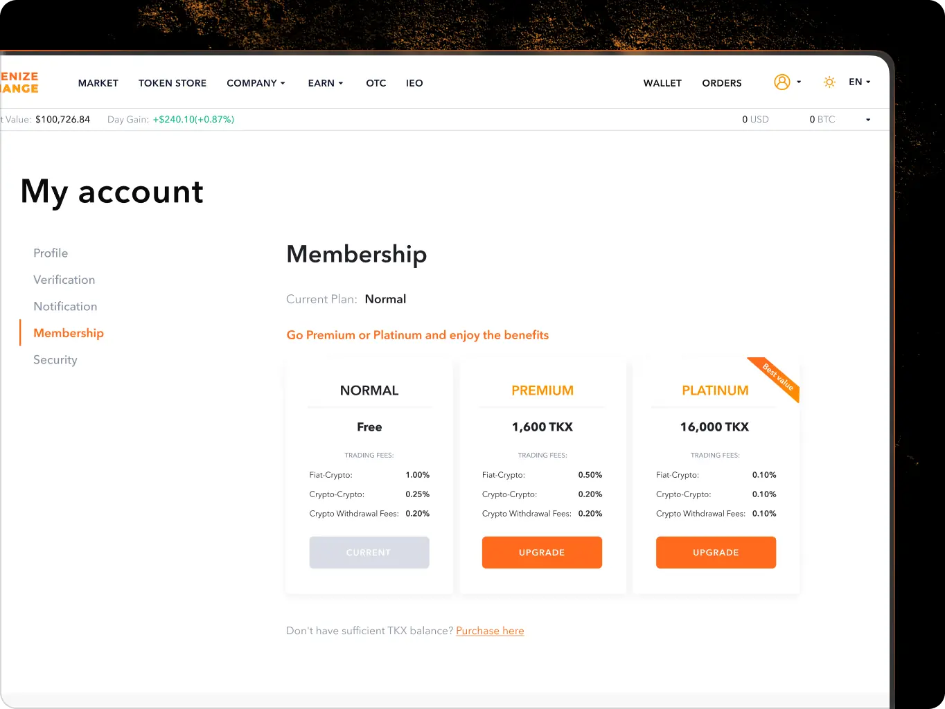 Tokenize Xchange – the easiest way to buy and sell cryptocurrency - Website Development - Photo 12
