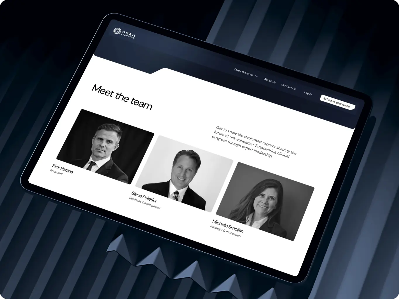 Grail Learning – risk management platform for modern healthcare teams - Website Development - Photo 14