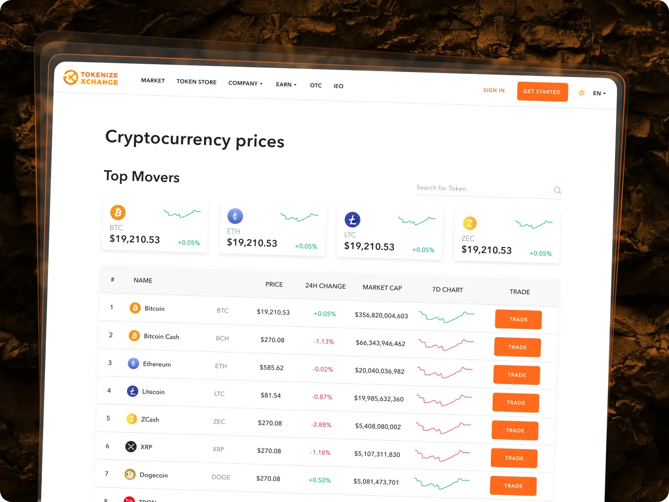 Tokenize Xchange – the easiest way to buy and sell cryptocurrency - Website Development - Photo 4