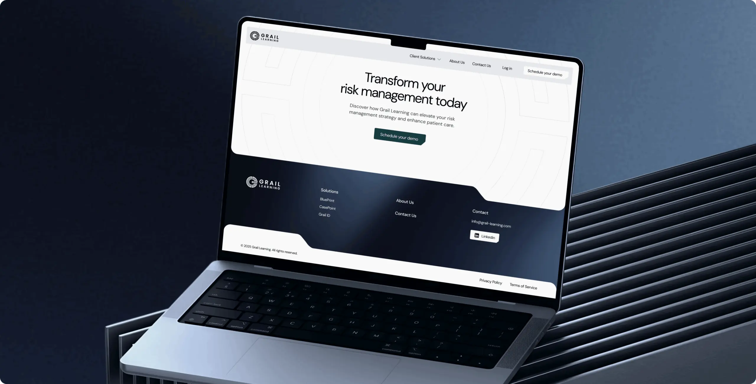 Grail Learning – risk management platform for modern healthcare teams - Website Development - Photo 7