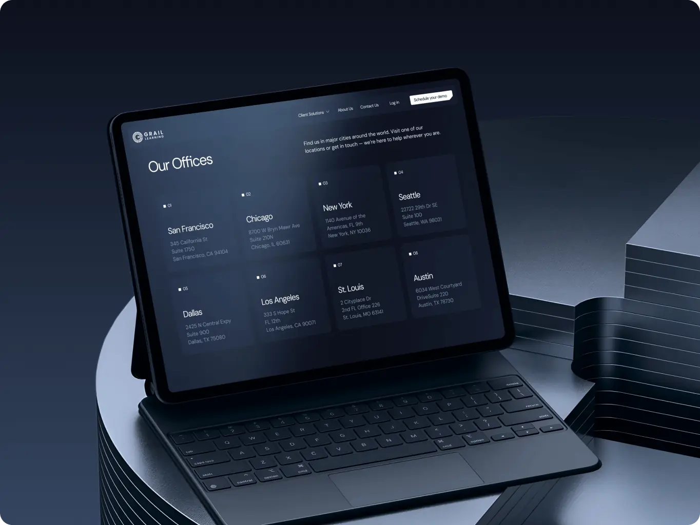 Grail Learning – risk management platform for modern healthcare teams - Website Development - Photo 8
